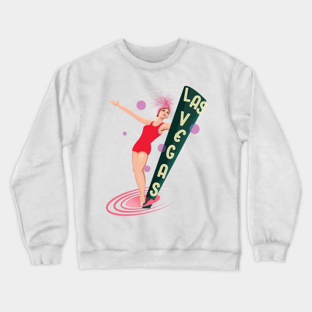 Las Vegas Crewneck Sweatshirt by nickemporium1